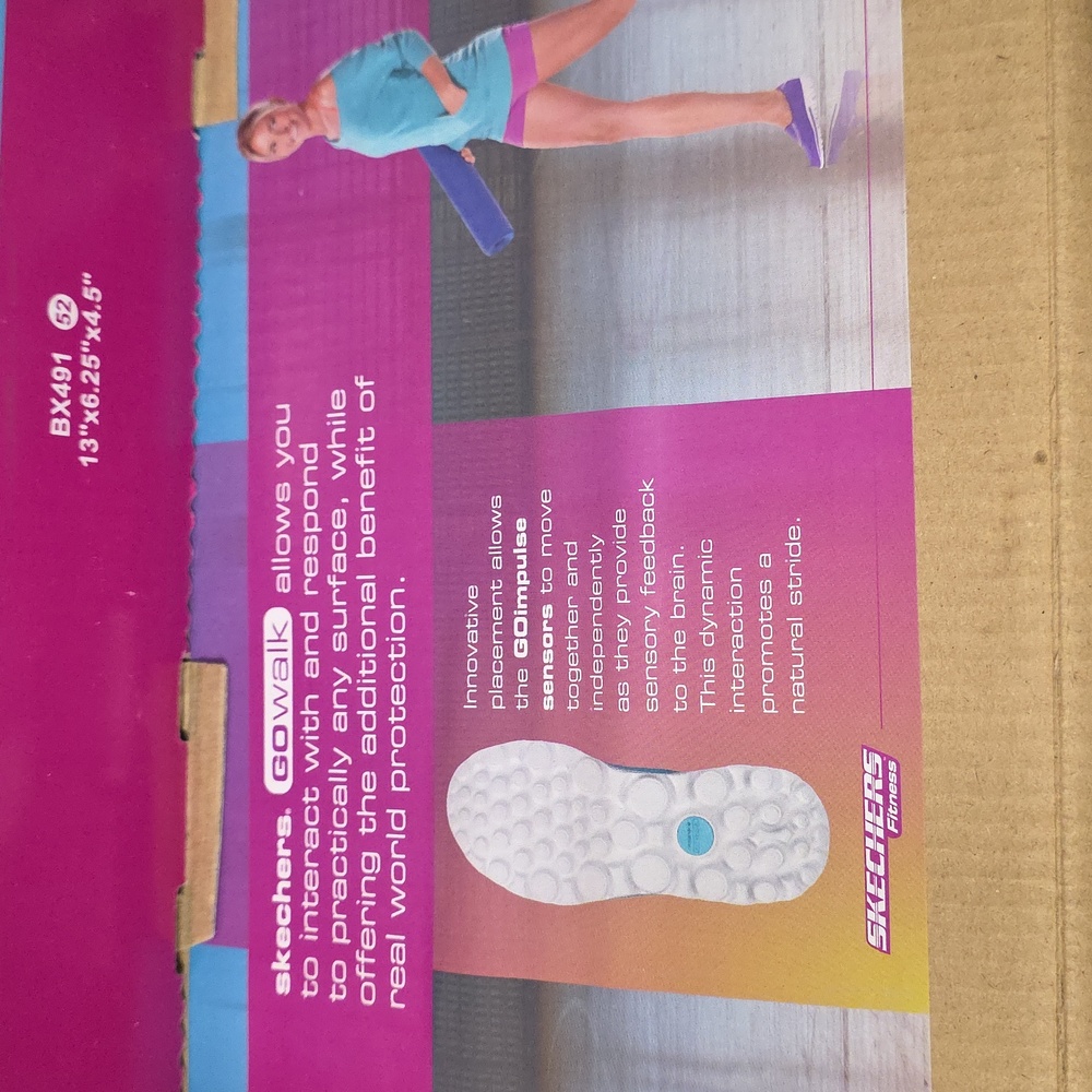 Skechers GOwalk Light Gray Slip-On Sneakers - Picture 5 of 5